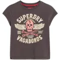 Superdry Embellished Poster Cap Slv T-shirt Med Korte ærmer