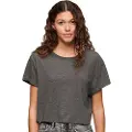Superdry Slouchy Cropped T-shirt Med Korte ærmer