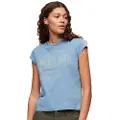 Superdry Indigo Workwear Cap T-shirt Med Korte ærmer