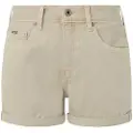 Pepe Jeans Pepe Jeanstil kvinder. PL801108YH1 Kort lige beige (28), Casual, Bomuld, Bæredygtig