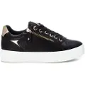Xti Xtitil kvinder. 14222904-NEGRO Træningssko 142229 sort (38), Fast, Blonder, Casual