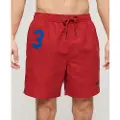 Superdry Superdrytil mænd. M3010235A Badetøj lavet af genbrugsmateriale rød (L), Genanvendt polister, Bæredygtig