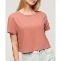 Superdry Slouchy Cropped T-shirt Med Korte ærmer