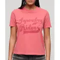 Superdry Archive Kiss Print Relaxed T-shirt Med Korte ærmer