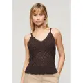 Superdry Crochet Cami ærmeløs T-shirt