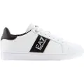 EA7 EA7unisex. X8X102_XK346 Klassiske hvide lædersko (36), Fast, Blonder, Casual