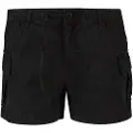 Superdry Superdrytil kvinder. W7110424A Cargo shorts sort (XS), Casual, Bomuld