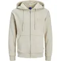 Jack & Jones Faded Plus Size Sweatshirt Med Lynlås