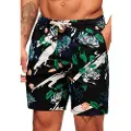 Superdry Superdrytil mænd. M7110432A Bermudashorts sort (XL), Casual, Bomuld