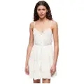 Superdry Alana Lace Trim ærmeløs Kort Kjole