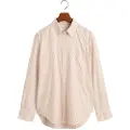 Gant Relaxed Fit Striped Luxury Oxford Skjorte Med Lange ærmer