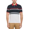 Original penguin Honeycomb Jacquard Eng Stripe Kortærmet Polo