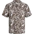 Jack & Jones Summer Leaf Kortærmet Skjorte