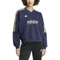 Adidas Tiro Cut 3 Stripes Fleece Sweatshirt