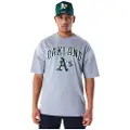 New Era Mlb Rib Infill Oakland Athletics T-shirt Med Korte ærmer