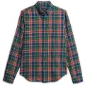 Superdry Superdrytil mænd. M4010737A Flerfarvet vintage-ternet skjorte i økologisk bomuld (M), Casual, Lange ærmer, Økologisk bomuld, Bæredygtig