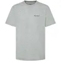 Pepe Jeans Pepe Jeanstil mænd. PM509431 T-shirt Alfie grå (S), Casual, Korte ærmer, Økologisk bomuld, Bæredygtig