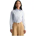 Gant Ganttil kvinder. 4300348 Regular Fit blå poplin-skjorte (36), Casual, Bomuld, Lange ærmer
