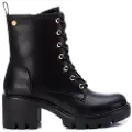 Xti Xtitil kvinder. 14184001-NEGRO Ankelstøvler 141840 sort -Hælhøjde: 6 cm (39), 5-8 cm, Blonder, Lynlås, Casual, Kunstlæder
