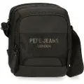 Pepe Jeans Pepe Jeansunisex. 7065341 Bromley medium skuldertaske med to rum sort (OSFA), Casual, Polyester