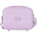 Pepe Jeans Pepe Jeanstil kvinder. 7693935 ABS-toilettaske, der kan tilpasses til trolley Accent pink -29x21x15cm (OSFA), Casual, Lilla, ABS/Polykarbona