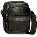 Pepe Jeans Pepe Jeansunisex. 7815331 Skuldertaske med to rum, sort (OSFA), Casual, Polyester