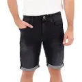 G-Star G-Startil mænd. D10481-A634-9887 Shorts 3301 Slim sort (26), Casual, Bomuld, Denim