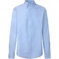 Hackett London Hackett Londontil mænd. HM309361 Slim fit oxfordskjorte blå (3XL), Casual, Party, Bomuld, Klassisk, Lange ærmer