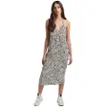 Superdry Lange kjoler Superdry VINTAGE MIDI HALTER SLIP DRESS dame DE 40