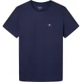 Hackett London Hackett Londontil mænd. HMU20013 Klassisk marineblå T-shirt (S), Casual, Bomuld, Korte ærmer