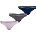 Tommy Hilfiger Logo Lace Tanga 3 Enheder