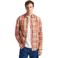 Pepe Jeans Pepe Jeanstil mænd. PM308283 Peterson orange skjorte (S), Casual, Bomuld, Lange ærmer