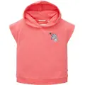 Tom Tailor Printed Sleeveless Hoody Hættetrøje