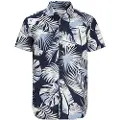 Jack & Jones Oshua Floral Kortærmet Skjorte
