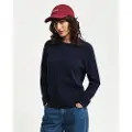 Gant Ganttil kvinder. 4805315 Eights marineblå trøje (XS), Casual, Bomuld