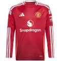 Adidas Manchester United 24/25 Hjem Junior Langærmet T-shirt