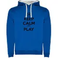 Kruskis Keep Calm And Play Football Two-colour Hættetrøje