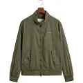 Gant Ganttil mænd. 7006381 Letvægts Harrington-jakke grøn (3XL), Casual, Lange ærmer, Genanvendt polister, Bæredygtig