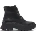 Timberland Timberlandtil kvinder. TB0A295JW021 Roxie Lane ankelstøvler i læder, sort (42 W), Fast, Blonder, Casual, Bæredygtig