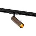 QAZQA Moderne spot mørk bronze til 1-faset skinnesystem 35 mm - Iconic Jeana Luxe