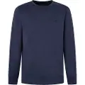 Hackett London Hackett Londontil mænd. HM581165 Navy sweatshirt med klassisk pasform (M), Casual, Bomuld, Lange ærmer, Blå