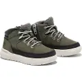 Timberland Timberlandunisex til børn. TB0A5RYZA581 Seneca Bay grønne mid-top lædersko med snørebånd (30), Fast, Blonder, Lynlås, Casual, børnetøj