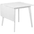 Actona - Spisebord Roxy, 80x80-120 cm - Hvid - Spiseborde - - Homeroom