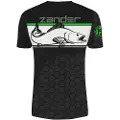 Hotspot titanium Linear Zander T-shirt Med Korte ærmer