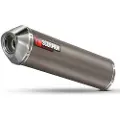 Scorpion Exhausts Factory Oval Titanium/stainless Steel Er-6 N/f 06-11 Ikke-homologeret Slip-on Lyddæmper