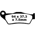 EBC Fa-tt Series Carbon Fiber Fa181tt Bremseklodser