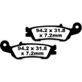 EBC Fa-tt Series Carbon Fiber Fa450tt Bremseklodser