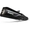 Akrapovic Scooter-Line i titan, carbon og rustfrit stål