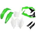 Ufo Kawasaki Kxf 250 2018-2020 Kakit225f-999 Fork Protectors & Plastikkit