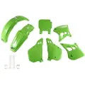 Ufo Kawasaki Kx 125 1990-1991 Kakit196f-999a Fork Protectors & Plastikkit